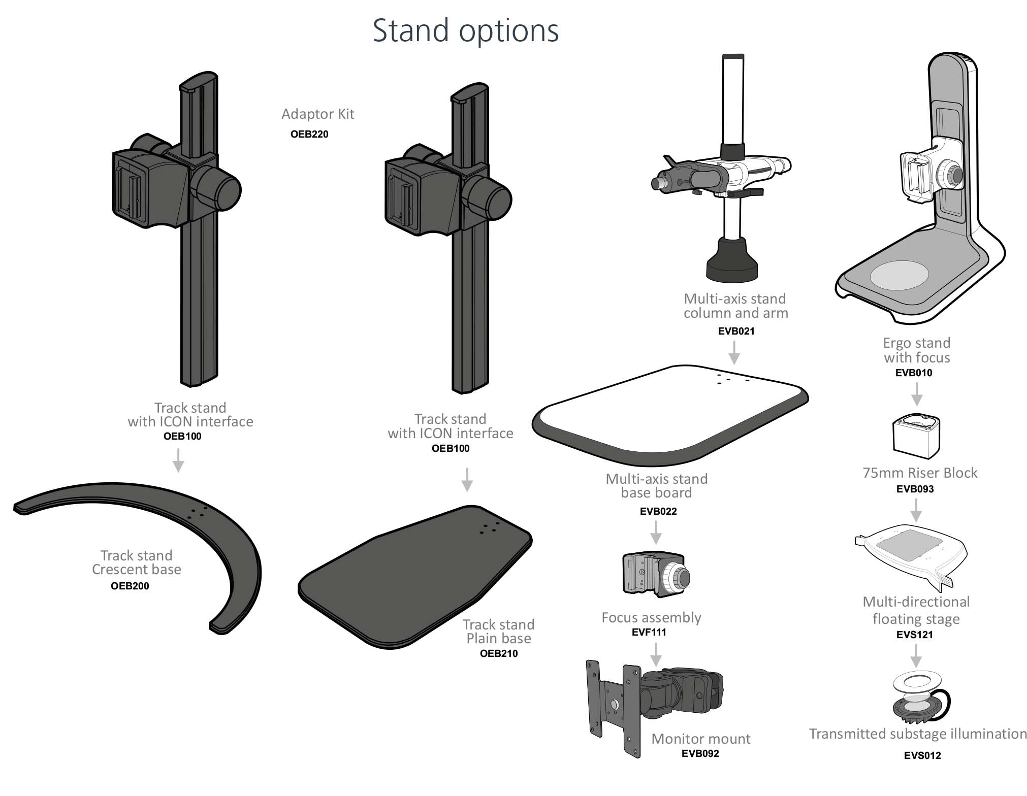 ICON Stand Options ICON Stand Options
